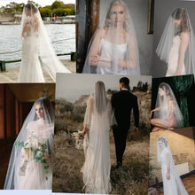 Load image into Gallery viewer, 2-Tier Soft Tulle Veil