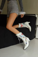 Load image into Gallery viewer, Floral Bridal Boots
