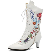 Load image into Gallery viewer, Floral Bridal Boots