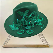 Load image into Gallery viewer, Embroidered Floral Hat