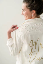 Load image into Gallery viewer, Personalised Denim Jacket - White