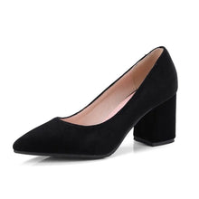 Load image into Gallery viewer, Velvet Block Heels