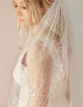 Load image into Gallery viewer, Cobweb Veil | White or Black