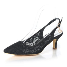 Load image into Gallery viewer, Lace Sling Backs