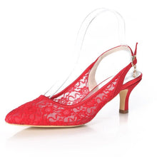 Load image into Gallery viewer, Lace Sling Backs
