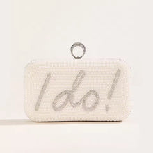 Load image into Gallery viewer, I Do Bridal Clutch Bag