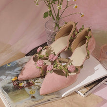 Load image into Gallery viewer, Vintage Rose - Sling Backs