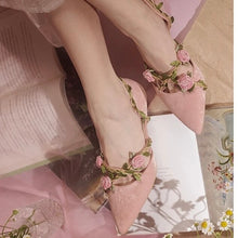 Load image into Gallery viewer, Vintage Rose - Sling Backs