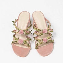 Load image into Gallery viewer, Vintage Rose - Sandals