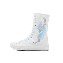 Load image into Gallery viewer, Embroidered Mid Canvas Pumps / Trainers