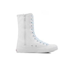 Load image into Gallery viewer, Embroidered Mid Canvas Pumps / Trainers