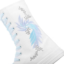 Load image into Gallery viewer, Embroidered Mid Canvas Pumps / Trainers