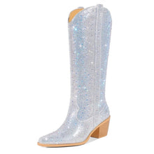 Load image into Gallery viewer, Rhinestone Cowgirl Bridal Boots