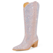 Load image into Gallery viewer, Rhinestone Cowgirl Bridal Boots