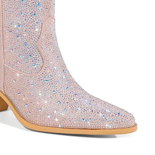 Load image into Gallery viewer, Rhinestone Cowgirl Bridal Boots