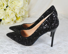 Load image into Gallery viewer, Princess Glitter Bridal Shoes | Pointed-Toe Stiletto Heels | 5 Colours