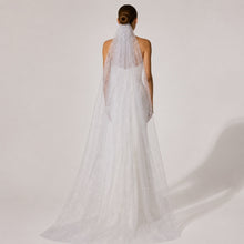 Load image into Gallery viewer, 1 Tier Glitter Bridal Veil |100cm | White, Champagne, Pink or Ivory