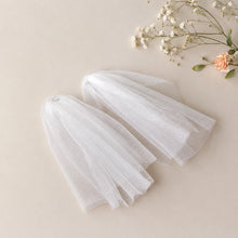 Load image into Gallery viewer, Removable sleeves, glitter detachable sleeves, white black light ivory bridal sleeves