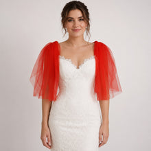 Load image into Gallery viewer, Removable sleeves, glitter detachable sleeves, white black light ivory bridal sleeves