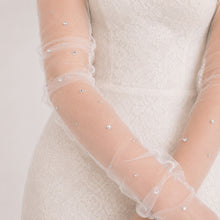 Load image into Gallery viewer, Crystal Sleeves - Ivory, White