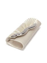 Load image into Gallery viewer, Satin Clutch Bag with Diamanté Decoration | Various Colours