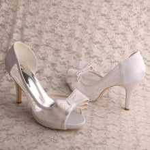 Load image into Gallery viewer, Ivory Lace with Bow