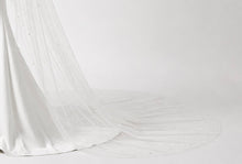 Load image into Gallery viewer, Pearl Veil - Cathedral Length Bridal Veil, Wedding Veil with Pearl Details