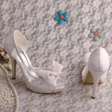 Load image into Gallery viewer, Ivory Lace with Bow