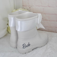 Load image into Gallery viewer, Bridal Wellies - UK4 - Ready to Dispatch