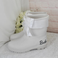Load image into Gallery viewer, Bridal Wellies - UK4 - Ready to Dispatch