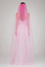 Load image into Gallery viewer, Single Tier Glitter Veil | 75cm - 500cm | Pink
