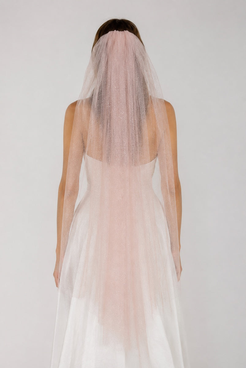 【新品】 NOTREémor tulle veil tops pink 3D Pink Flower Appliqués Cathedral Length Tulle Bridal Veil with