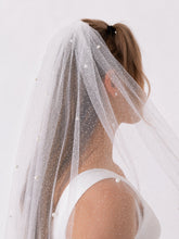 Load image into Gallery viewer, Sparkle Pearl Bridal Veil, 75cm - 300cm