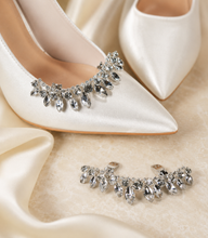 Load image into Gallery viewer, Crystal Bridal Shoe Clips | Removable Rhinestone Wedding Shoe Embellishments