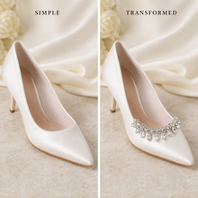 Load image into Gallery viewer, Crystal Bridal Shoe Clips | Removable Rhinestone Wedding Shoe Embellishments