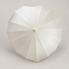 Load image into Gallery viewer, Ivory Heart-Shaped Umbrella – Wedding & Occasion Umbrella