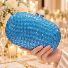 Load image into Gallery viewer, Crystal Clutch Bag – Handmade Luxury Evening Purse