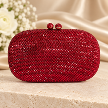 Load image into Gallery viewer, Crystal Clutch Bag – Handmade Luxury Evening Purse