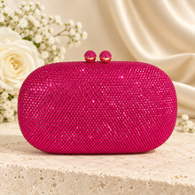 Load image into Gallery viewer, Crystal Clutch Bag – Handmade Luxury Evening Purse