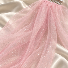 Load image into Gallery viewer, Pink Glitter Wedding Veil – Blush, Nude & Bridal Colours | 75–500 cm