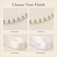 Load image into Gallery viewer, Pearl and Rhinestone Ankle Straps - Shoes Accessories