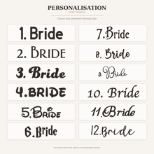 Load image into Gallery viewer, Personalised Wedding Shoe Iron-On Transfers – Custom Vinyl Decals for Canvas Bridal Trainers