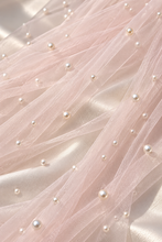 Load image into Gallery viewer, Scattered Pearl Wedding Veil | White, Ivory, Champagne or Pink