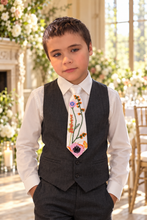 Load image into Gallery viewer, Secret Garden Embroidered Floral Wedding Tie
