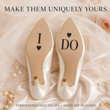Load image into Gallery viewer, Wedding Shoe Decal - Personalise your Wedding Shoes
