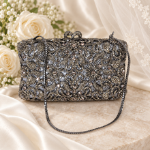 Load image into Gallery viewer, Luxury Swarovski Crystal Clutch Bag – Bridal & Evening Bag