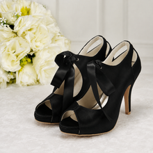 Load image into Gallery viewer, Vintage Satin Mary Jane Bridal Shoes