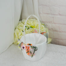 Load image into Gallery viewer, Orange Secret Garden Flower Girl Basket