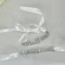 Load image into Gallery viewer, Crystal Rhinestones Ankle Straps, Wedding Shoes Accessories, Bridal Shoes Straps, Bridesmaids Accessories