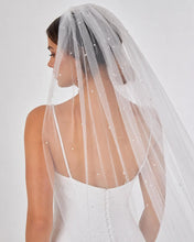 Load image into Gallery viewer, Pearl & Rhinestone Veil
